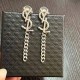 Silver Street Letter Chains Earrings