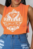 Grey Casual Print Hollowed Out Patchwork O Neck T-Shirts
