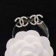 Silver Simplicity Letter Pearl Rhinestone Earrings