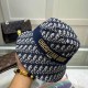 Navy Blue Street Letter Embroidered Hat