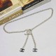 Silver Simplicity Letter Chains Waist Chain