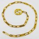 Antique Brass Street Letter Chains Waist Chain