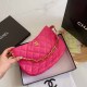 Rose Red Simplicity Letter Zipper Bags