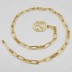 Gold Street Letter Chains Waist Chain