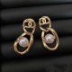 Gold Street Letter Patchwork Earrings