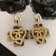 Gold Street Letter Patchwork Earrings