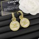 Gold Street Letter Patchwork Earrings