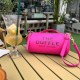 Rose Red Street Simplicity Print Letter Zipper Bags