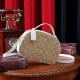 White Street Simplicity Letter Geometric Zipper Bags