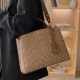Khaki Street Letter Geometric Patchwork Bags