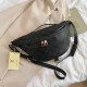 Black Street Letter Zipper Bags