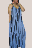 Rose Red Casual Work Elegant Solid Pocket Spaghetti Strap Straight Dresses