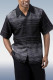 Black Two piece design short sleeve walking suit