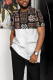 Black Men's casual ethnic style walking suit-062