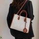 White Street Elegant Letter Patchwork Bags
