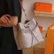 Light Color Street Letter Draw String Bags
