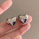 Silver Street Letter Pearl Earrings