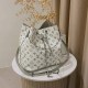 White Street Letter Draw String Bags
