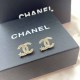 Gold Simplicity Letter Rhinestone Earrings