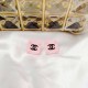 Pink Simplicity Letter Patchwork Earrings