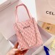 Pink Street Simplicity Letter Patchwork Bags