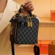 Black Gray Street Letter Zipper Bags