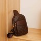 Brown Street Letter Zipper Bags
