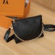 Black Street Simplicity Letter Chains Bags