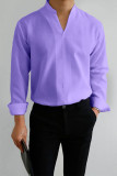 Pink Gentlemans Simple Design Casual Shirt
