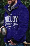 Red Men's Men's Vintage Print Sweatshirt