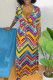 Stripe Casual Work Elegant Striped Frenulum V Neck A Line Dresses(With Belt)