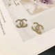 Gold Simplicity Letter Patchwork Earrings