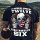 Black 6 Printed T-Shirts for Men by 12