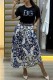 Black Casual Print Letter O Neck Short Sleeve Two Pieces