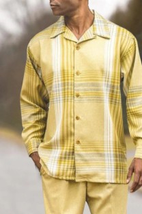 Yellow Walking Suit 2 Piece Long Sleeve Set