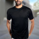 Black Solid T-Shirt