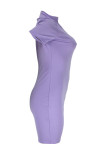 Pink Casual Work Street Solid Patchwork Zipper O Neck Skinny Rompers