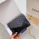 Black Simplicity Print Chains Bags