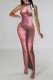 Multicolor Sexy Print Turtleneck Long Dress Dresses