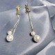Gold Street Letter Tassel Earrings