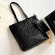 Black Street Simplicity Letter Patchwork Bags(Without Box)