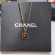 Black Simplicity Letter Chains Necklaces