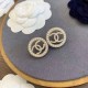 Gold Street Letter Pearl Earrings