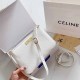 White Simplicity Letter Patchwork Bags