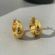 Gold Street Simplicity Geometric Patchwork Earrings