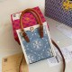 Blue Street Geometric Patchwork Bags