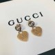 Gold Street Letter Patchwork Earrings