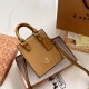 Brown Street Simplicity Letter Patchwork Bags