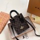 Black Street Simplicity Letter Patchwork Bags