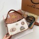 White Street Letter Patchwork Zipper Bags